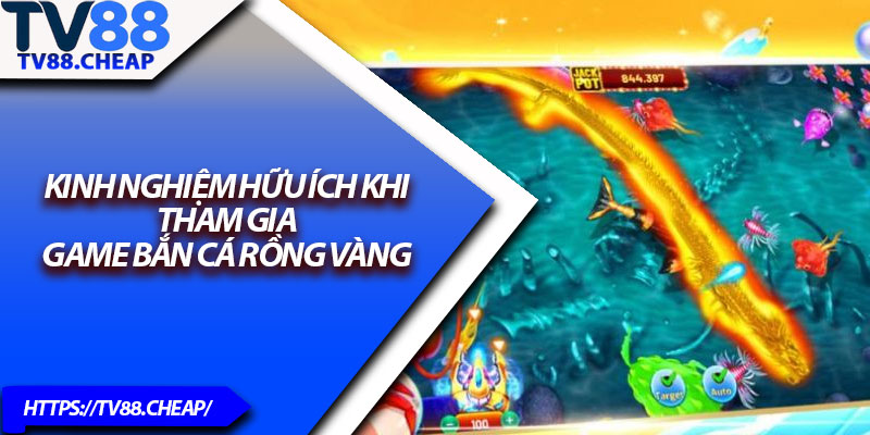 Bắn Cá Rồng Vàng – Thủ Thuật Nhận Thưởng Cao TV88 4 Kinh nghiệm hữu ích khi tham gia game bắn cá rồng vàng